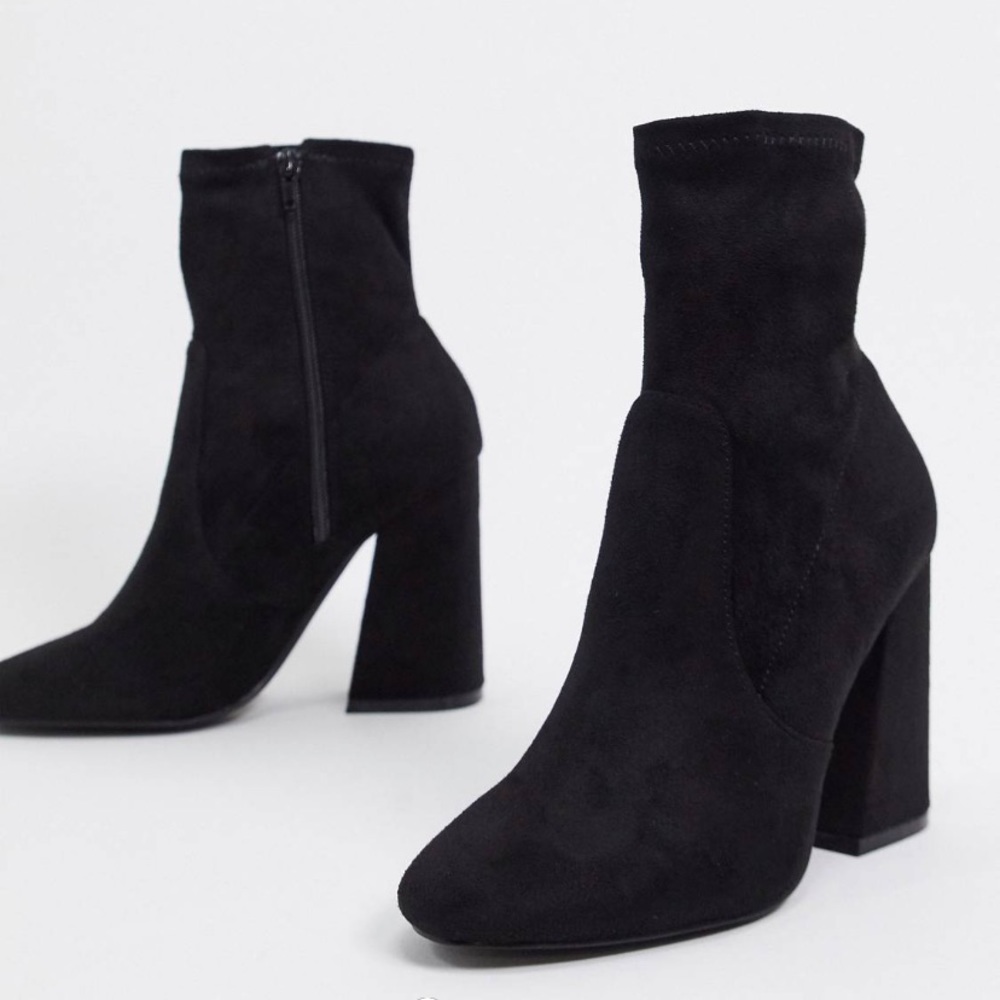 Black Sock Booties size 9